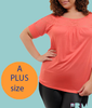 CORAL ORANGE LACE PLUS SIZE