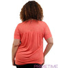 CORAL ORANGE LACE PLUS SIZE